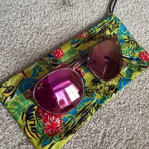 Maui Jim Ah Dang Sunrise Pink Sunglasses